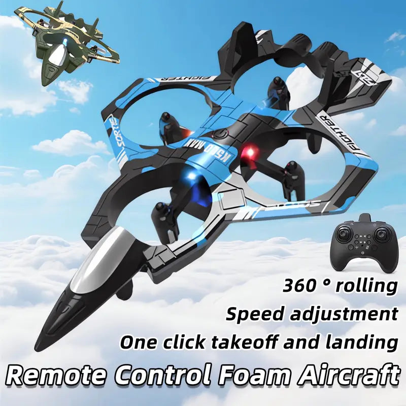 Drone Avión K500 MAX™ – Acrobático, Estable y Resistente | Juguete 2025