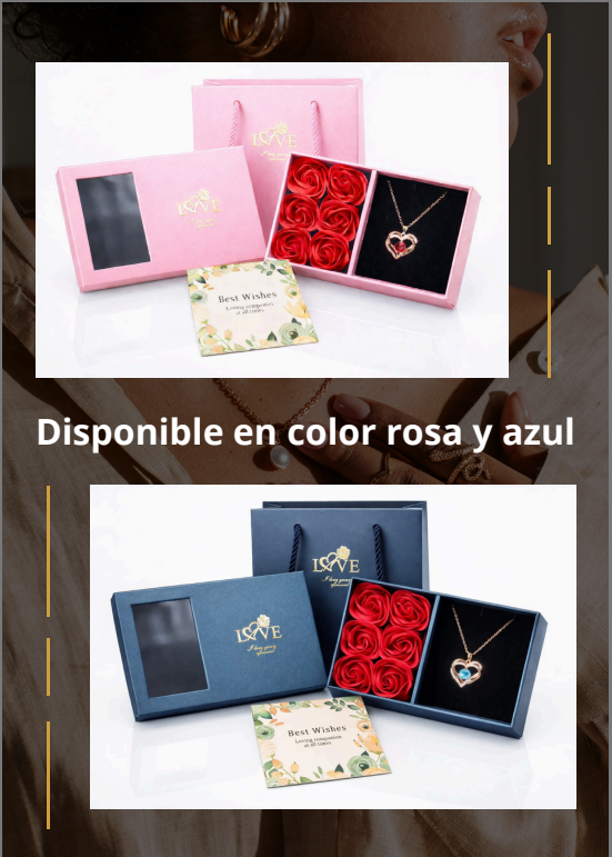 Collar Corazón Celestial 💙