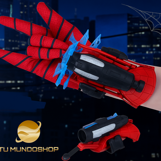 Set Lanzatelarañas Hombre Araña – Juguete Lanzador + Guante