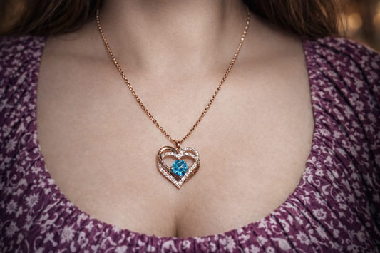 Collar Corazón Celestial 💙